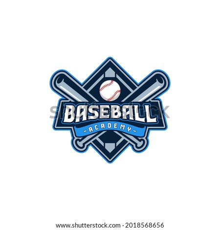 Baseball Softball Team Club Logo Template Vector