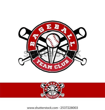 Baseball Softball Team Club Logo Template Vector