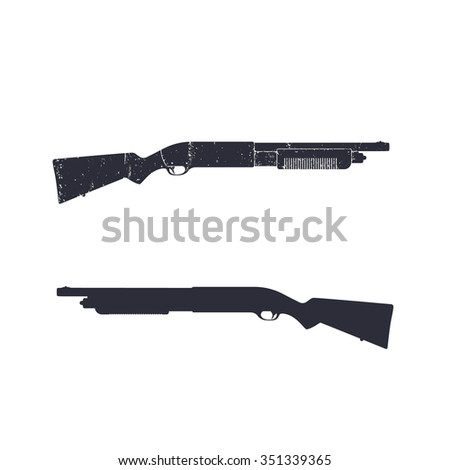 Gun Silhouettes Vector Graphics | Download Free Vector Art | Free-Vectors