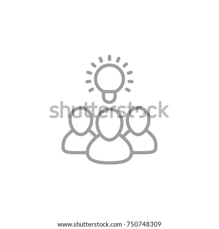 idea, insight, brainstorm icon