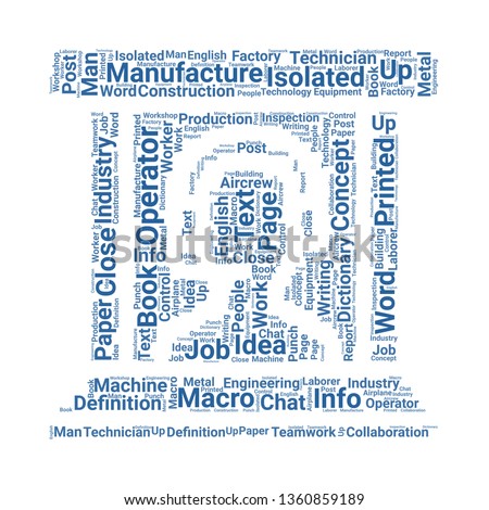 operative word cloud. tag cloud about operative.