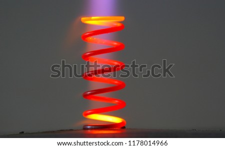 Similar – Image, Stock Photo Gas flame | still burning