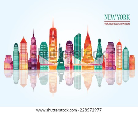 New York city. Vector illustration