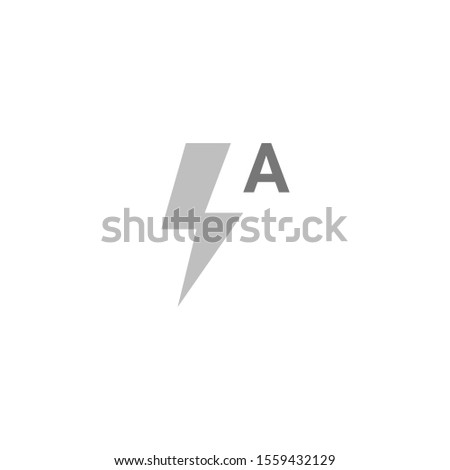 Automatic flash vector icon. Filled flat sign for mobile concept and web design. Photo camera flash mode simple solid icon. Symbol, logo illustration. Pixel