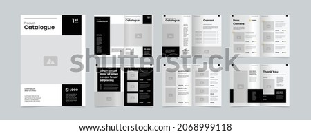 modern a4 product catalog design template