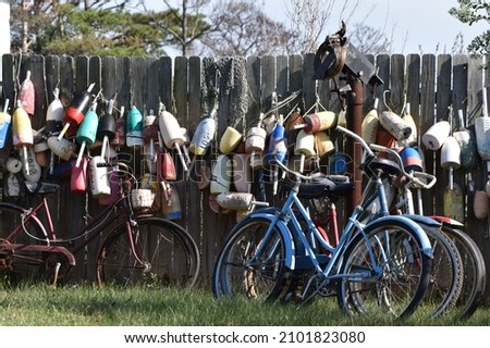 Similar – Image, Stock Photo Dozens of bikes are parked in the Dutch national park De Hoge Veluwe