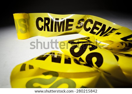 Crime scene 'Do not cross' tape