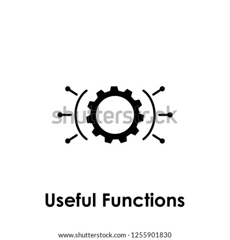 gear, useful functions icon. One of business collection icons for websites, web design, mobile app