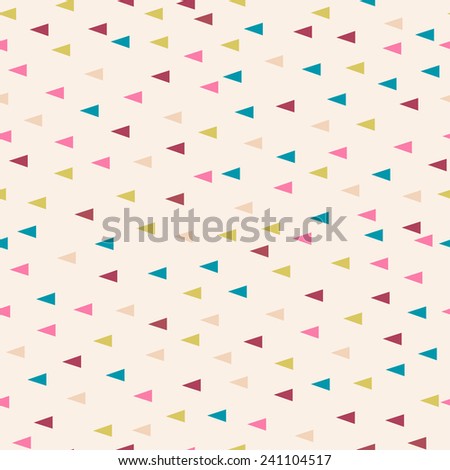 Seamless geometric triangle pastel powder background pattern