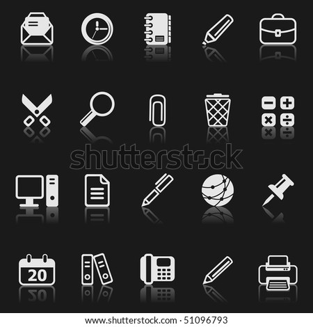 Office icon set