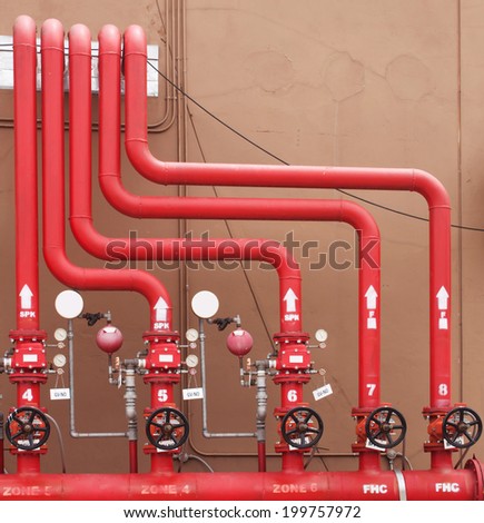 water sprinkler and fire alarm system, water sprinkler control system