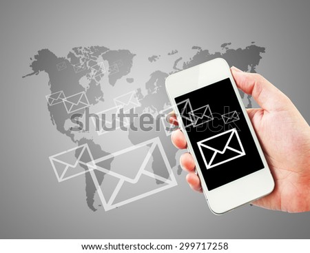Use smartphone for send Email