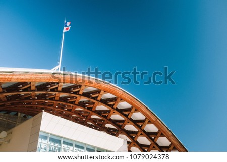 Similar – Image, Stock Photo Metz city centre modern residential building with a view of the sky