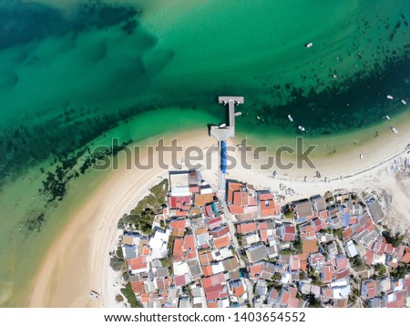 Similar – Foto Bild Luftaufnahme der Insel Armona, Ria Formosa, Algarve, Portugal.