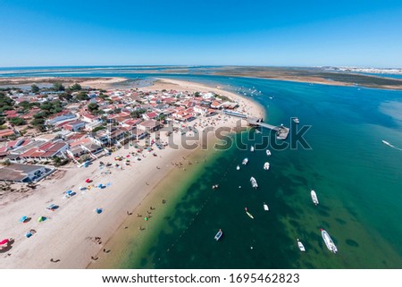 Similar – Foto Bild Luftaufnahme der Insel Armona, Ria Formosa, Algarve, Portugal.