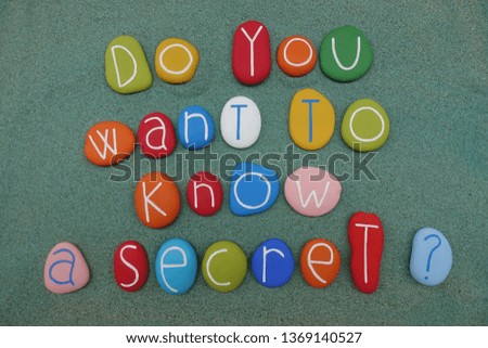 Similar – Image, Stock Photo I want to know! Curiosity