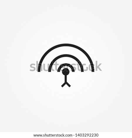 settings input antenna.  antenna icon