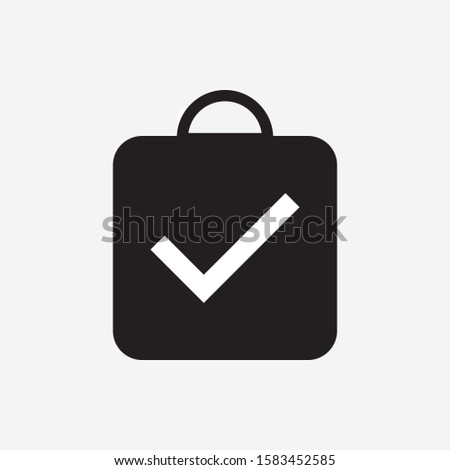 assignment turned in line icon design