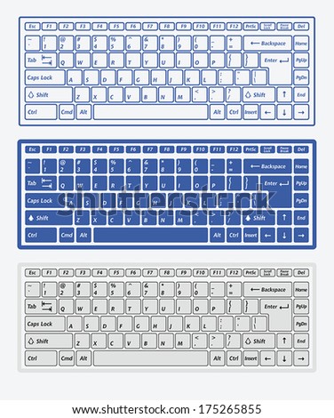 Computer keyboards for using in app