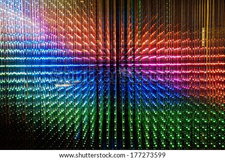 Colorful digital LED light