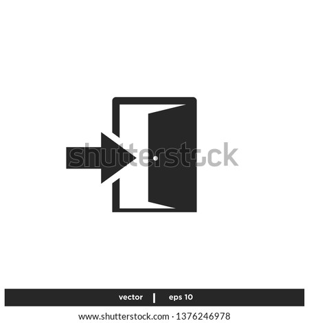 Door Icon vector