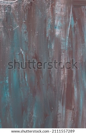 abstract grunge background: rough linen canvas thickly coated with dark tinted primer, short focus, blur. Temporary object. 