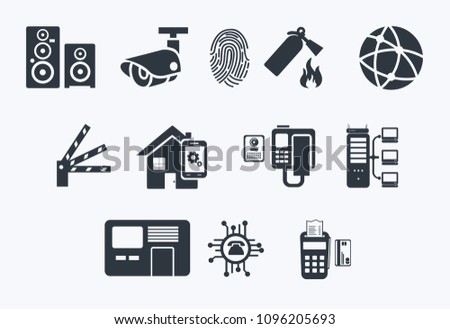 Collection of Network and Security icons