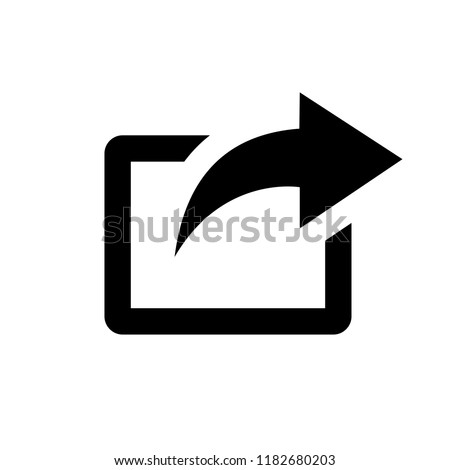 Share icon symbols vector. symbol for web site Computer and mobile vector.
