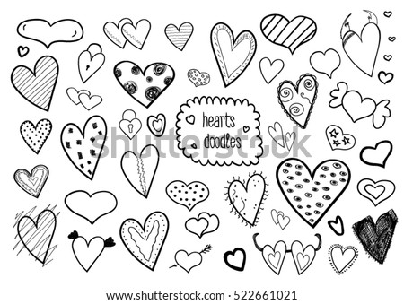 Scribble Heart Vector Art | Download Free Vector Art | Free-Vectors