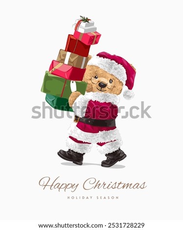 Similar – Image, Stock Photo Christmas Teddy Bear teddy