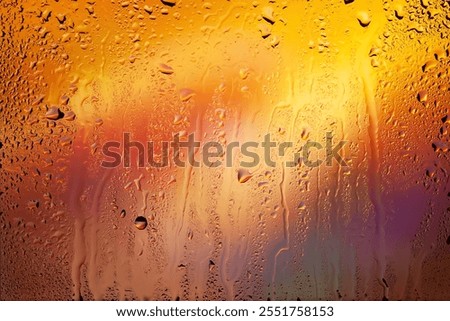 Image, Stock Photo Rippled glass texture