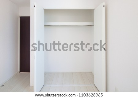 room with closet Zdjęcia stock © 