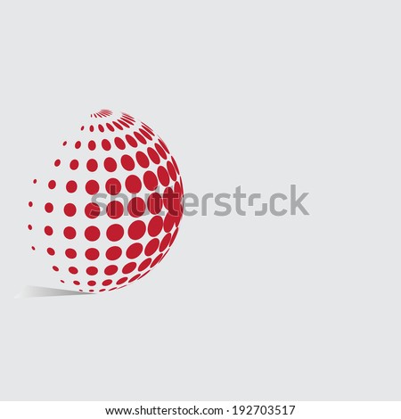 Abstract dots background for your text and logo - vector illustration  