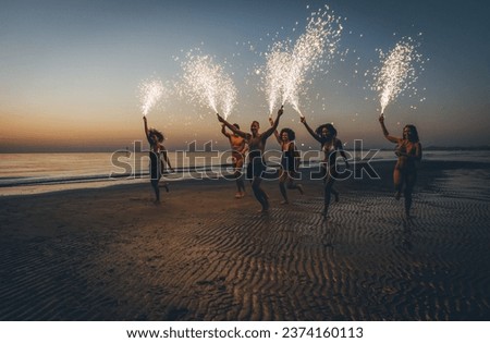 Foto Bild Feuer am Strand Insel