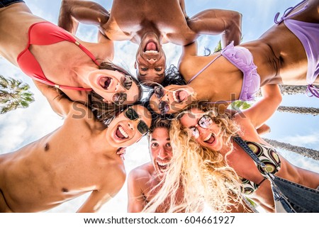 Similar – Image, Stock Photo Afro woman enjoying summertime and eating an ice-cream