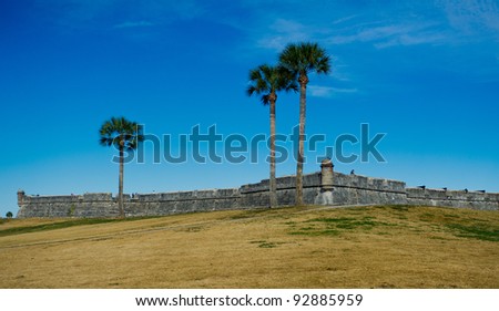 Castillo de San Marco in St Augustine, Florida