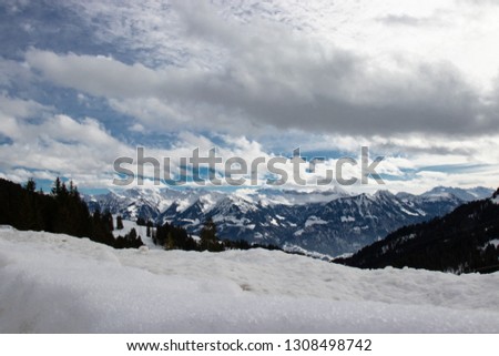 Similar – Image, Stock Photo Glaubenberg, Switzerland, Mountains