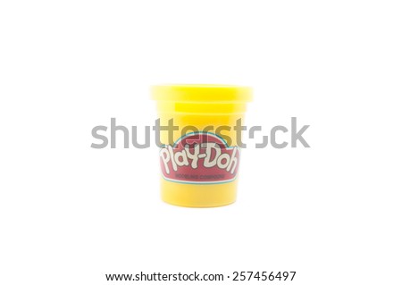 KUALA LUMPUR, MALAYSIA - MARCH 3rd, 2015: Image of Play-Doh, a non-toxic modeling compound that was first marketed to schools in the mid 1950\'s.