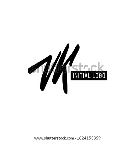 Initial VK Letter Logo With Creative Modern Business Typography Vector Template. Creative Letter VK Logo Vector.