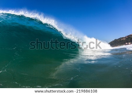 Ocean Wave Blue Swimming Ocean blue wave swimming closeup water photo of crashing water energy