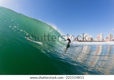 Similar – Image, Stock Photo North Sea surf in the evening light