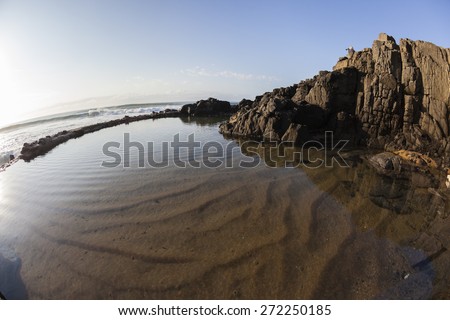 Tidal Pool Rocky Coastline Waves\
Rocky coastline tidal pool  swimming surfing ocean waves landscape
