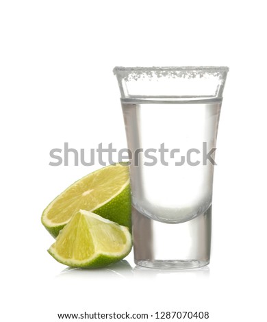 Similar – Image, Stock Photo Tequila shots with salt and lemon