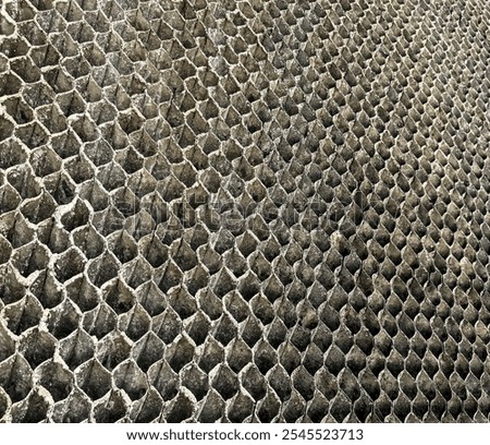 Similar – Image, Stock Photo cooling tower with dirt mountain (seen from the river)