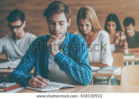 Similar – Image, Stock Photo For their notes blank sign