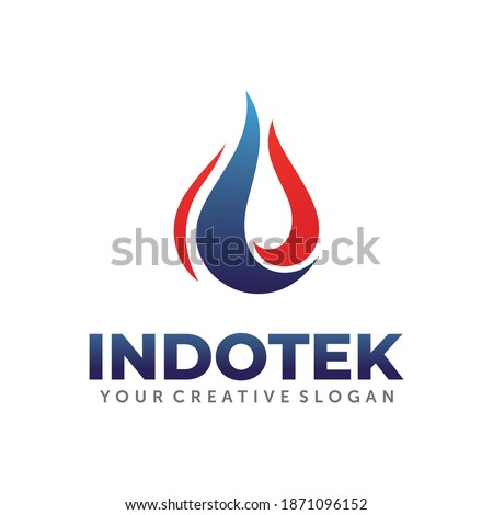 Gas and Oil Logo. Energy Logo Design Vector