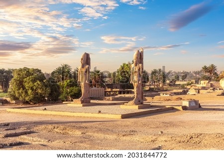 Similar – Image, Stock Photo Monument alley in desert terrain