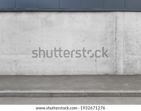 Similar – Image, Stock Photo Facade of an old historic brick building with destroyed windows and green vegetation