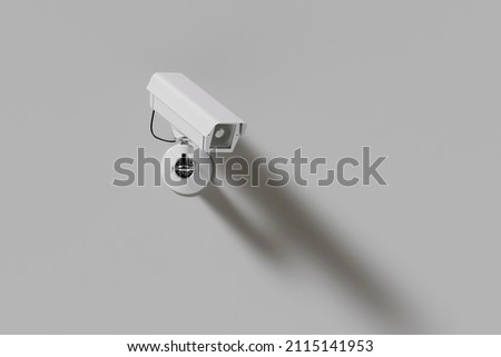 Similar – Image, Stock Photo Surveillance cameras on facade