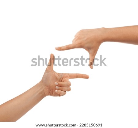 Similar – Image, Stock Photo Out of focus hand reaching to a majestic waterfall